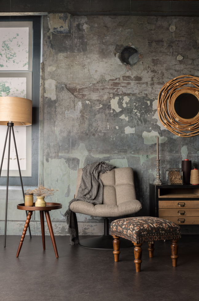 Fauteuil 'Bar' - Lichtgrijs