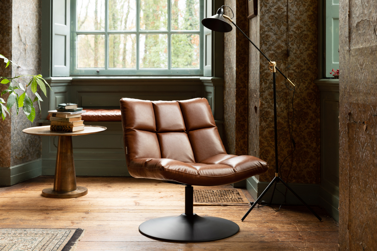 Fauteuil 'Bar' - Bruin