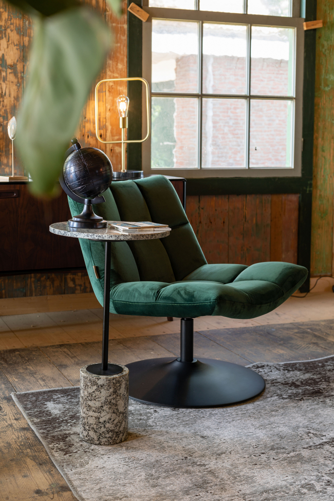Fauteuil 'Bar' - Velvet/Groen
