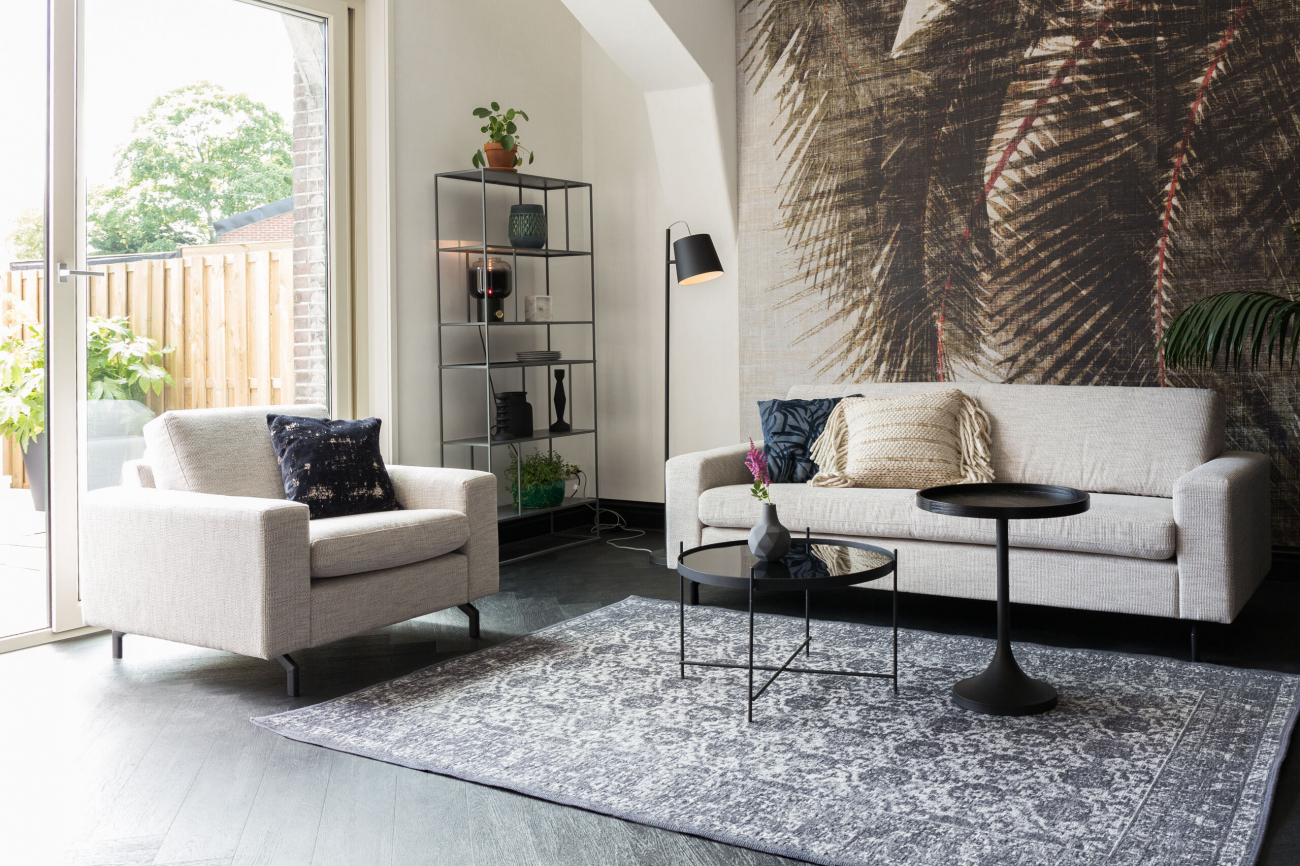 2.5 zits Bank 'Jean' - Beige