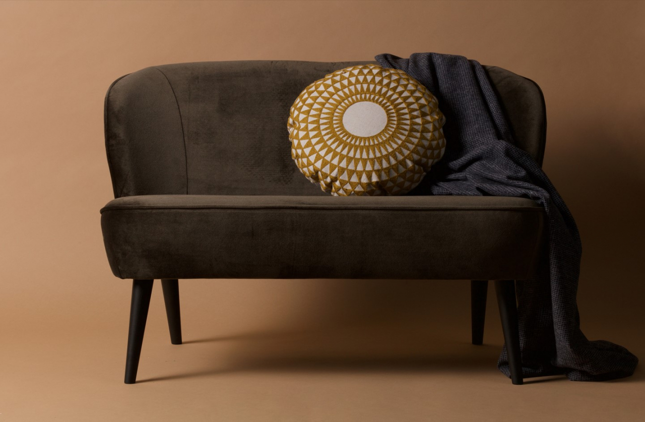 Bank 'Sara' - Groen/Velours