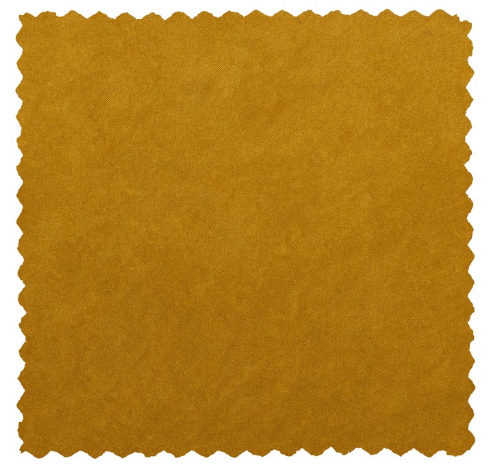 Bank 'Rocco' - Okergeel/Velours