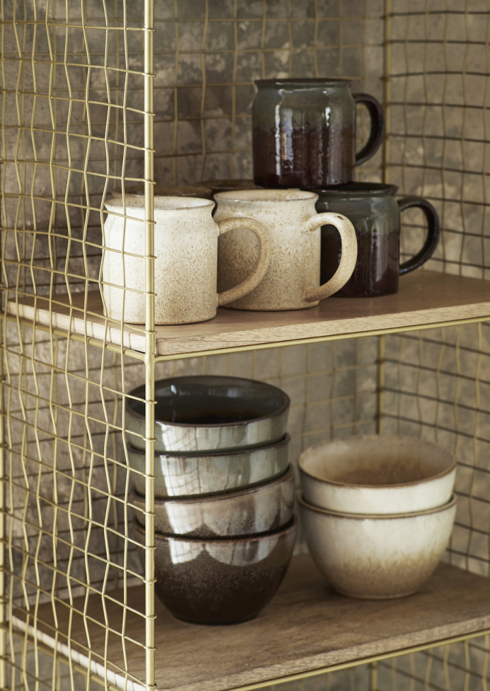 Plank 'Iron' - Messing/natuurlijk