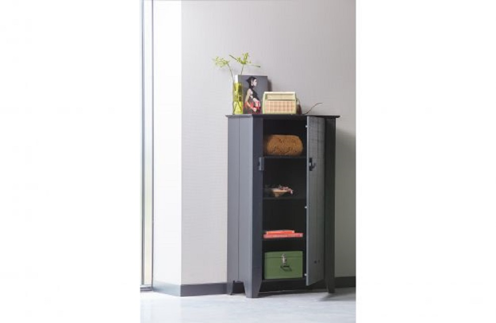 Kledingkast 'Gijs' - Zwart