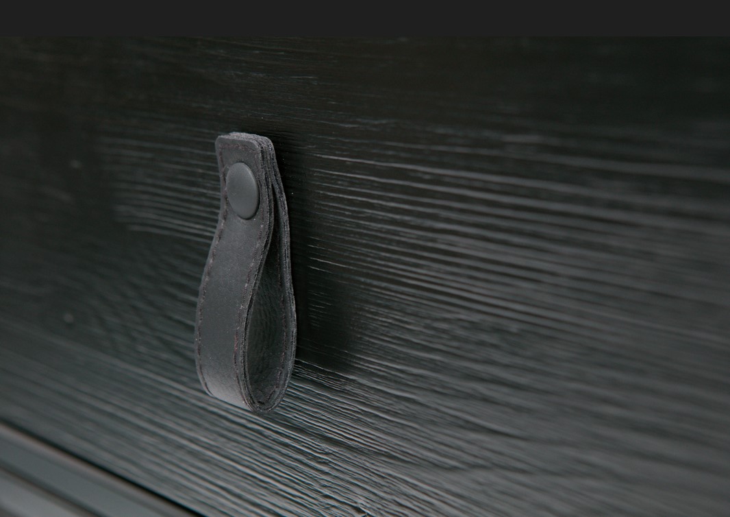 Nachtkastje 'Zola' lade - Zwart