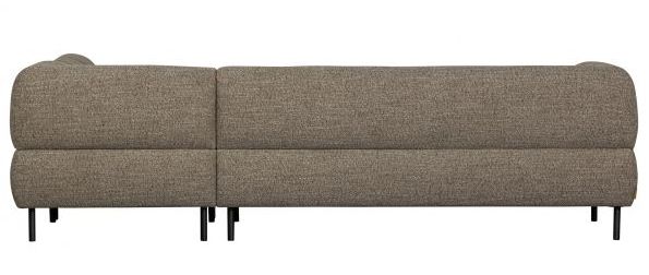 Rechter hoekbank 'Lloyd' - Donkerbruin