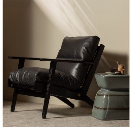 Fauteuil 'Houston' - Zwart