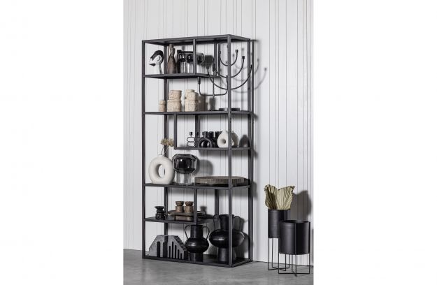 Wandplank 'Teun' - Zwart