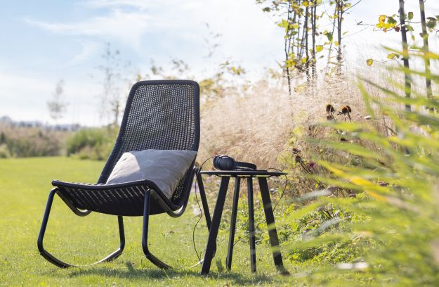 Schommelstoel 'Tom' - Zwart