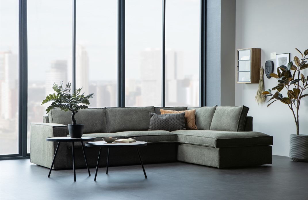 Bank 'Freddie' 4-zits - Groen