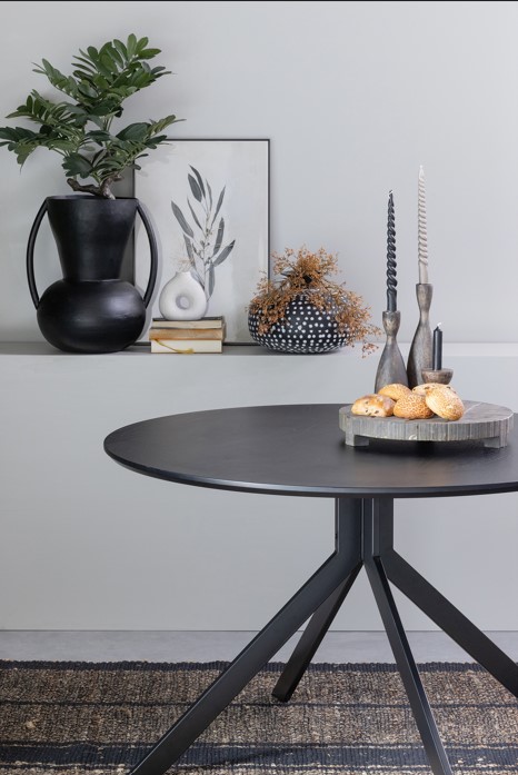 Kaarsenhouder 'Rosa' 28 cm - Bruin