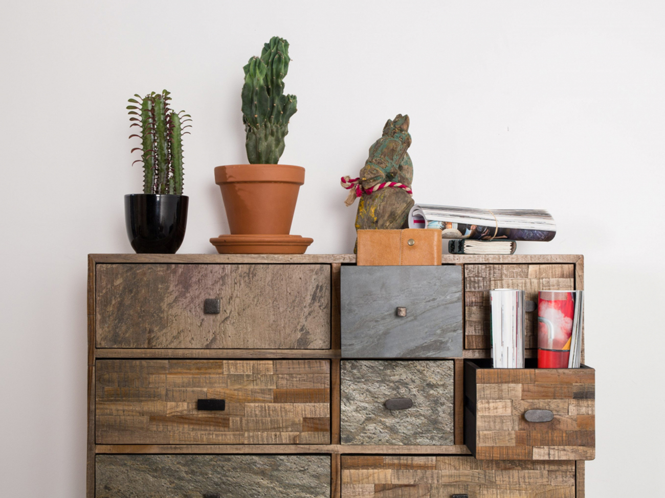 Commode 'San' - Gerecycled Teak