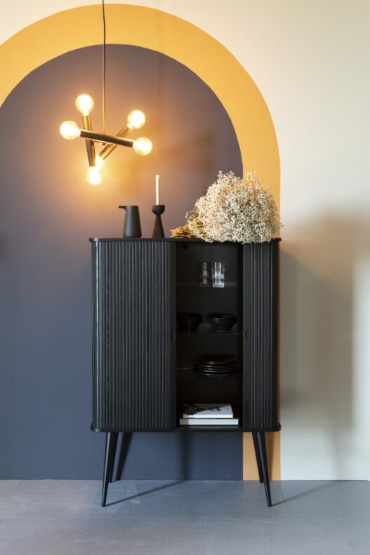 Kast 'Barbier' - Zwart