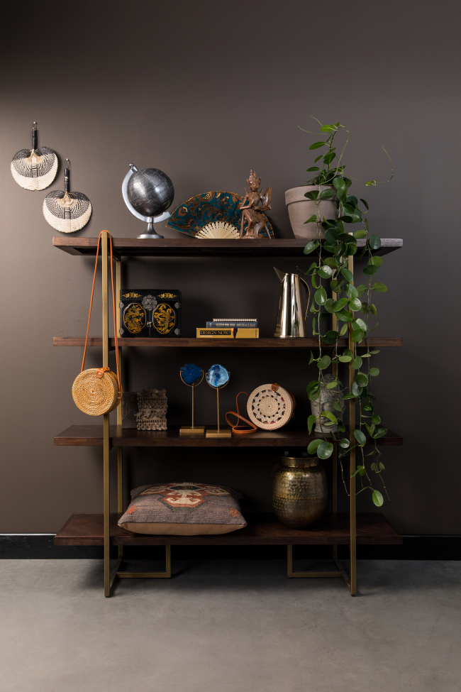 Boekenkast 'Class' - Bruin