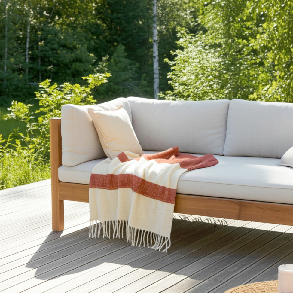 Geruite 'Carrie' 130x170cm - Roze