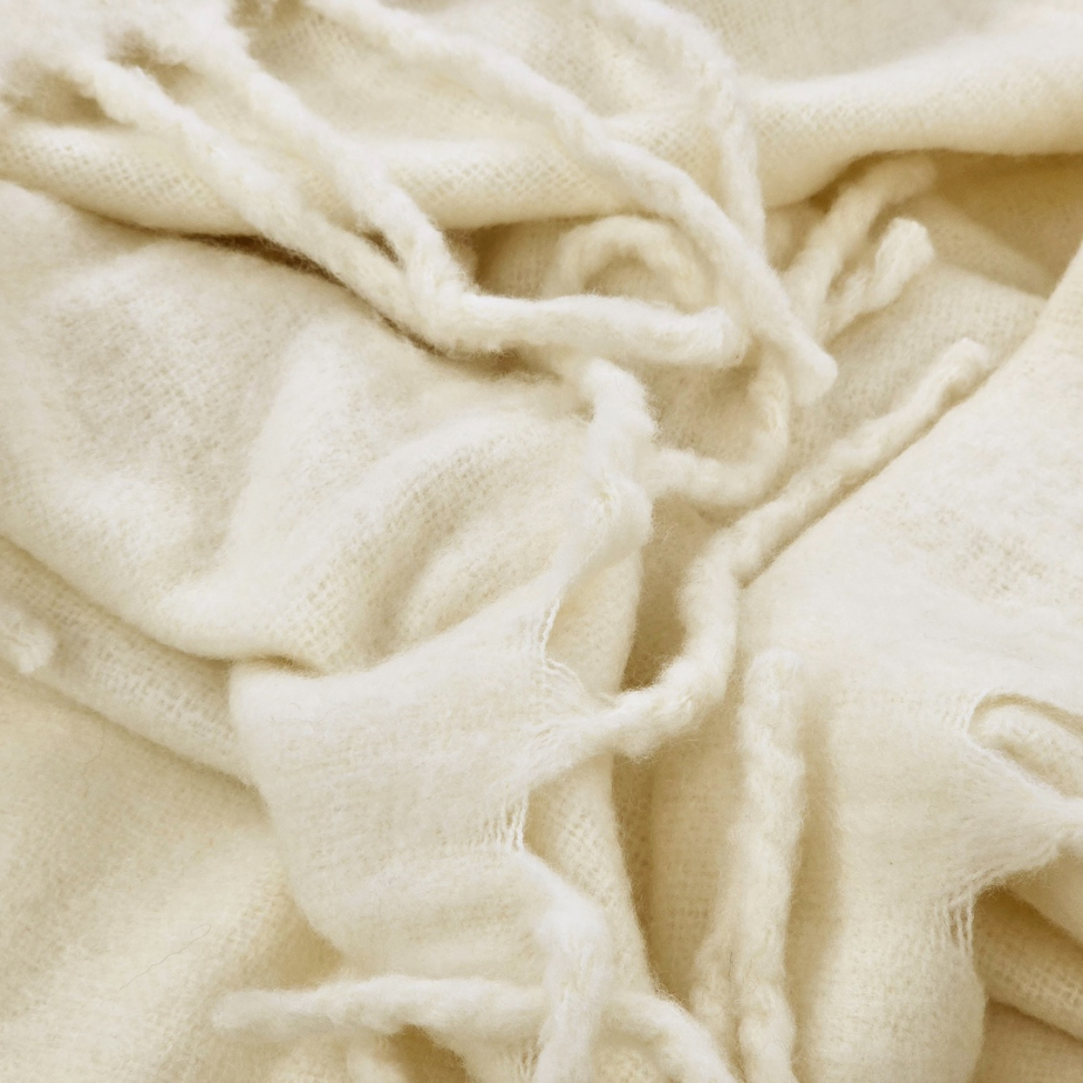 Geruite 'Samantha' 130x170cm - Wit