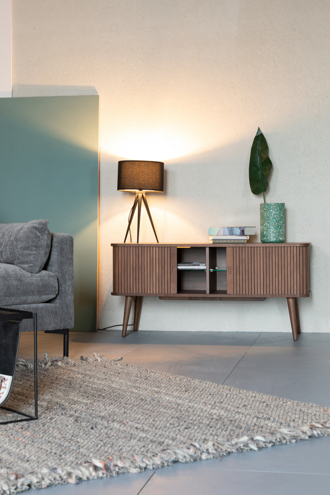 Tv-Meubel 'Barbier' - Notenhout