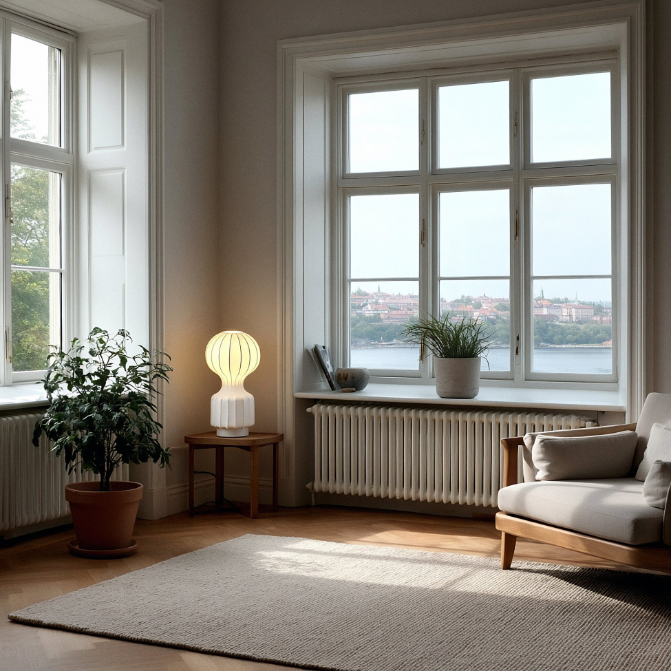 Lamp 'Senigallia' S - Wit/wit