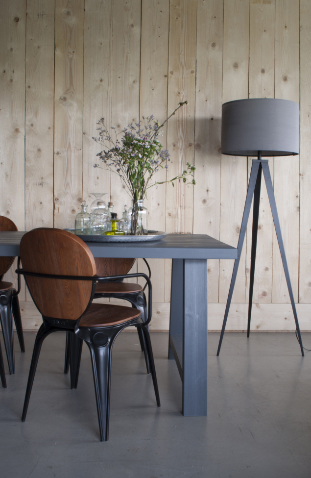 Vloerlamp 'Tripod' - Grijs