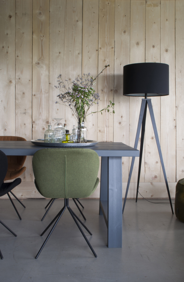 Vloerlamp 'Tripod' - Zwart