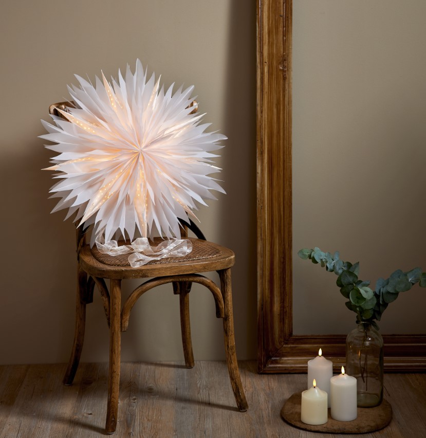 Kerstster 'Dis' - Wit