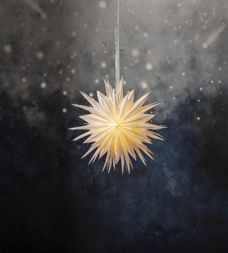 Kerstster 'Cloud' - Wit