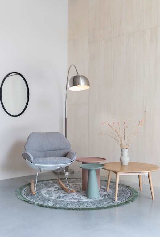 Vloerlamp 'Bow' - Zilver