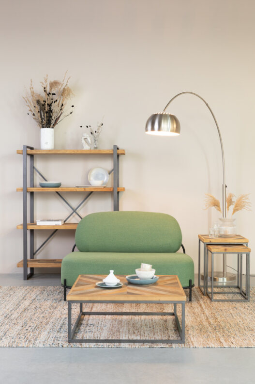 Vloerlamp 'Bow' - Zilver