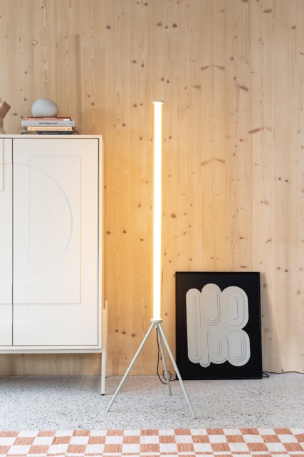 Vloerlamp 'Scotty' 51x51 - Beige