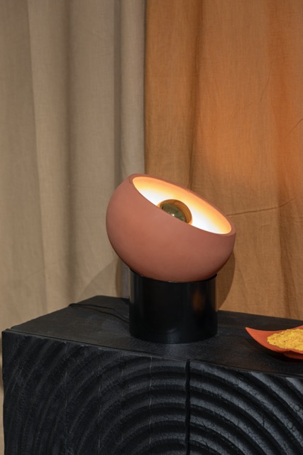 Tafellamp 'Zahar' 29x29 - Rood