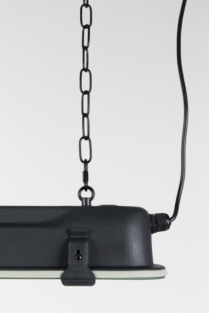 Plafondlamp 'G.T.A' 14x130 - Zwart