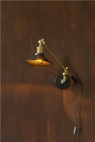 Wandlamp 'Penelope' - Zwart