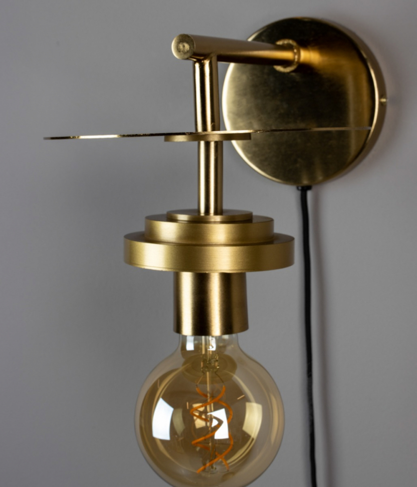 Wandlamp 'Aden' - Messing