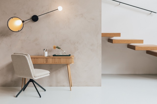 Wandlamp 'Sirius' 28x35 - Zwart