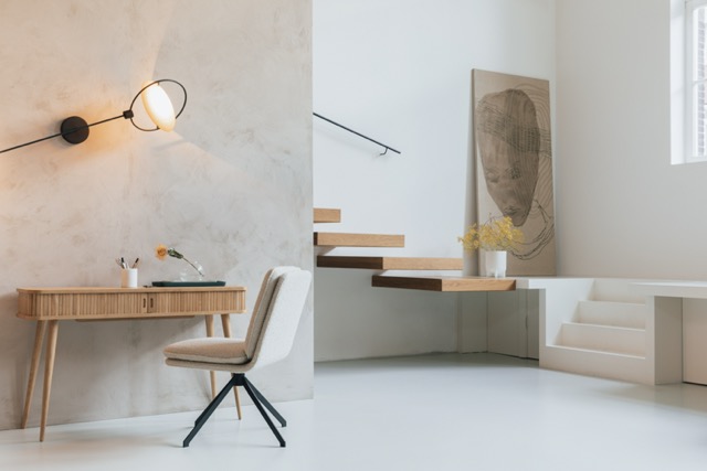 Wandlamp 'Sirius' 28x35 - Zwart