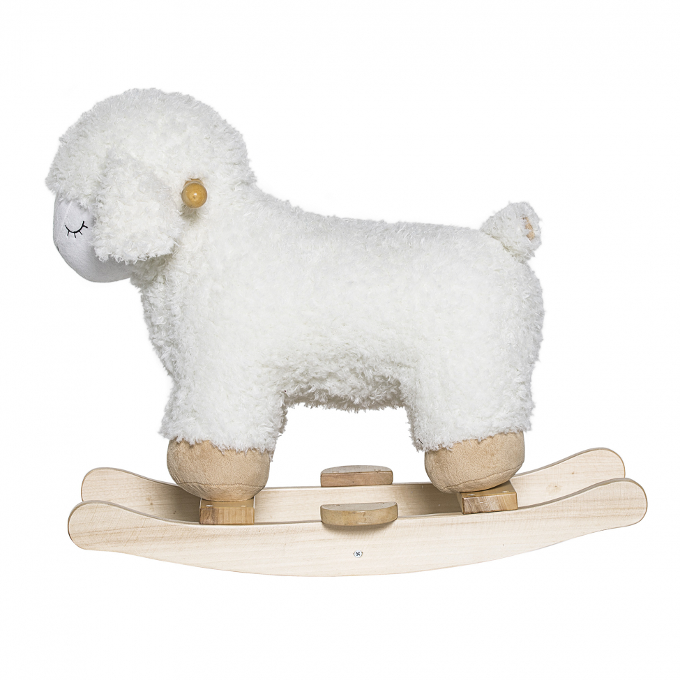 Schommelpaard 'Rocking Sheep' - Wit