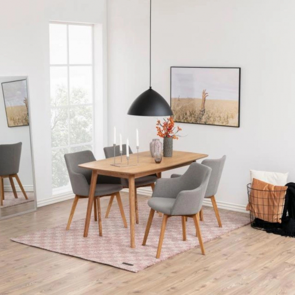 Eettafel 'Parma' - Natuurlijk