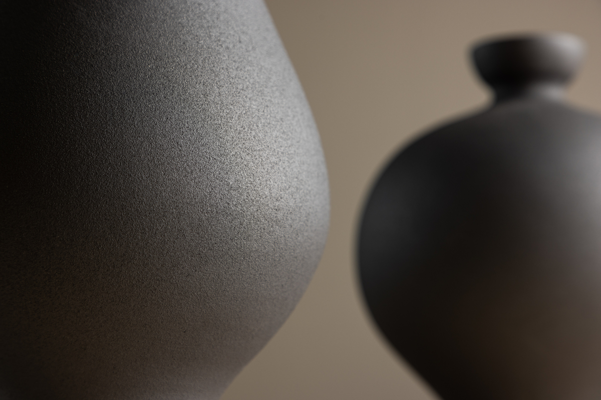 Vaas 'Santander' 24cm - Zwart