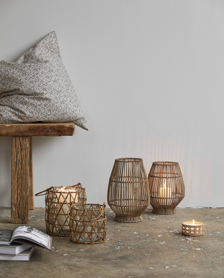 Lantaarn 'Ghizo' M - Rotan