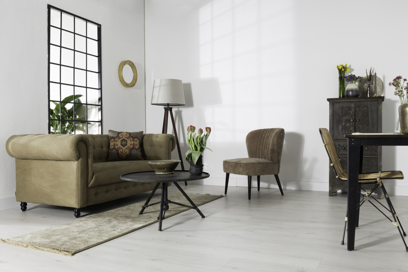 Vloerkleed 'Shisa' 67x245 - Forest/Beige