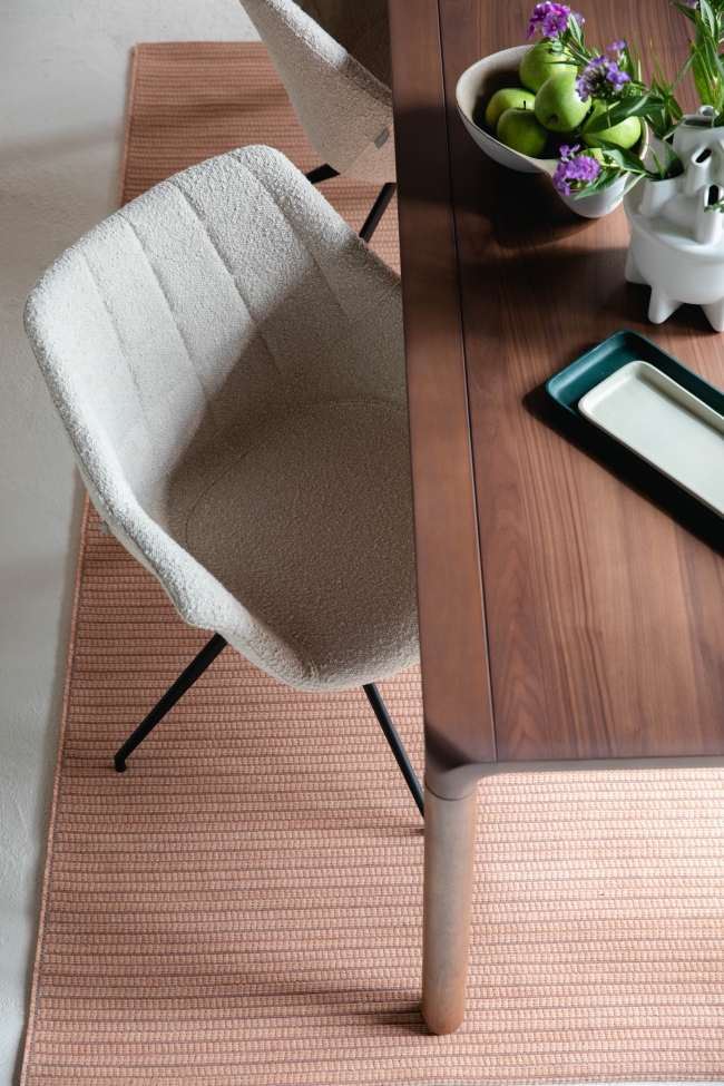 Wollen vloerkleed 'Waves' 170x240cm - Oranje