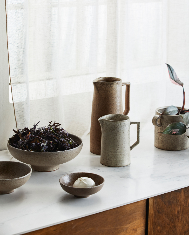 Schaal 'Inez' L - Zand