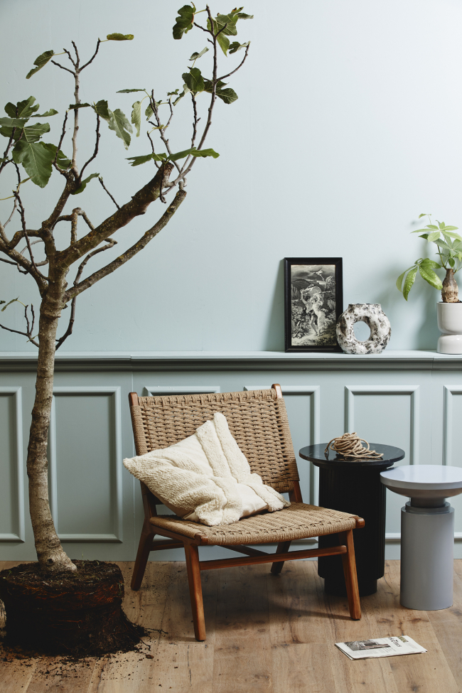 Bijzettafel 'Erie' Rond 40cm - Zwart Marmer