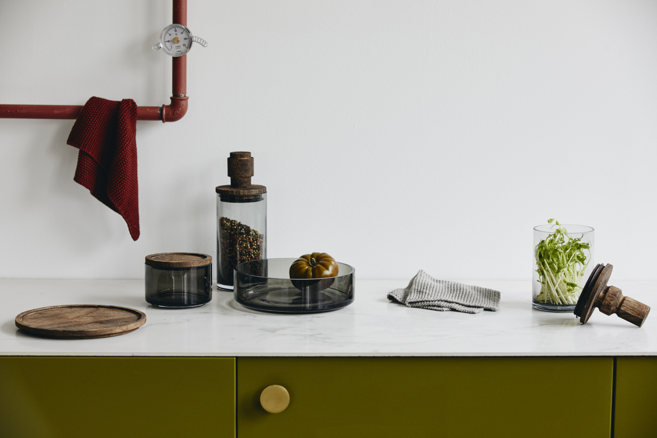 Opberging 'Basil' - Glas