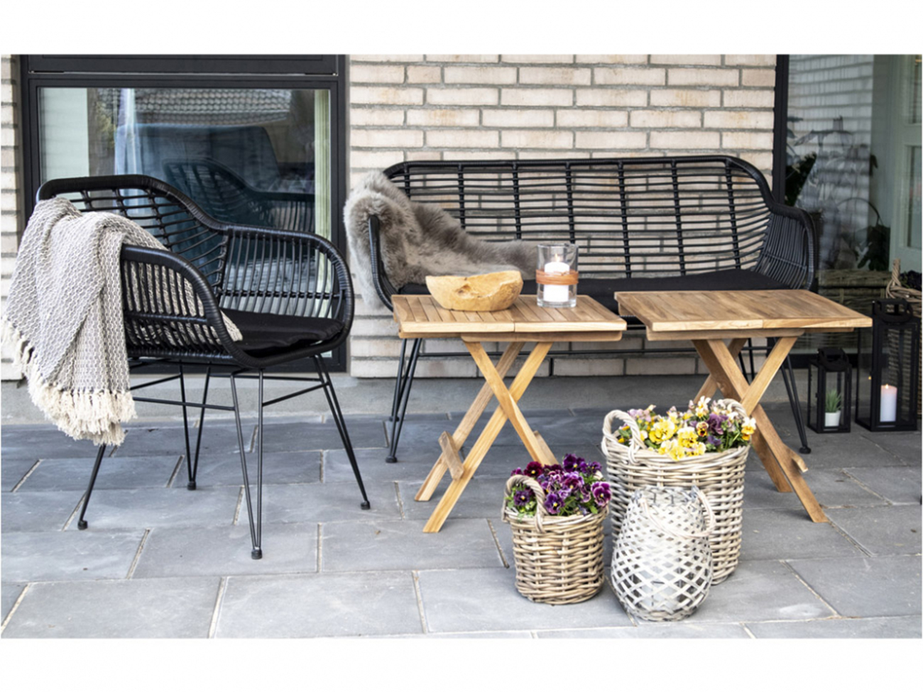 Bank 'Trieste' - Zwart