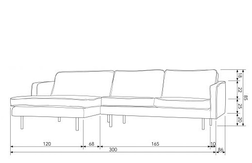 Bank 'Rodeo' - Khaki - Links