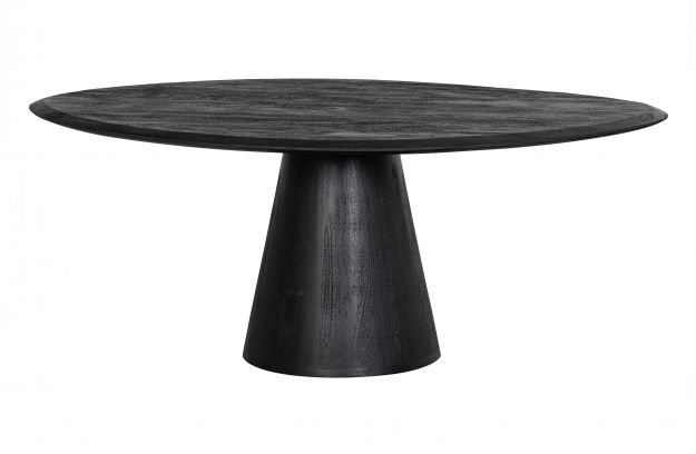 Salontafel 'Posture' Rond 120cm - Zwart