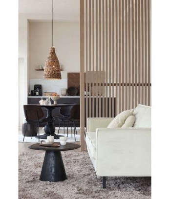 Salontafel 'Posture' Rond 70cm - Zwart