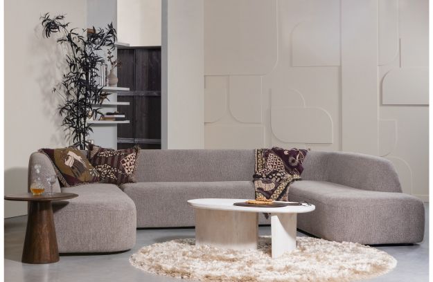 Salontafel 'Posture' Rond 60cm - Walnoot