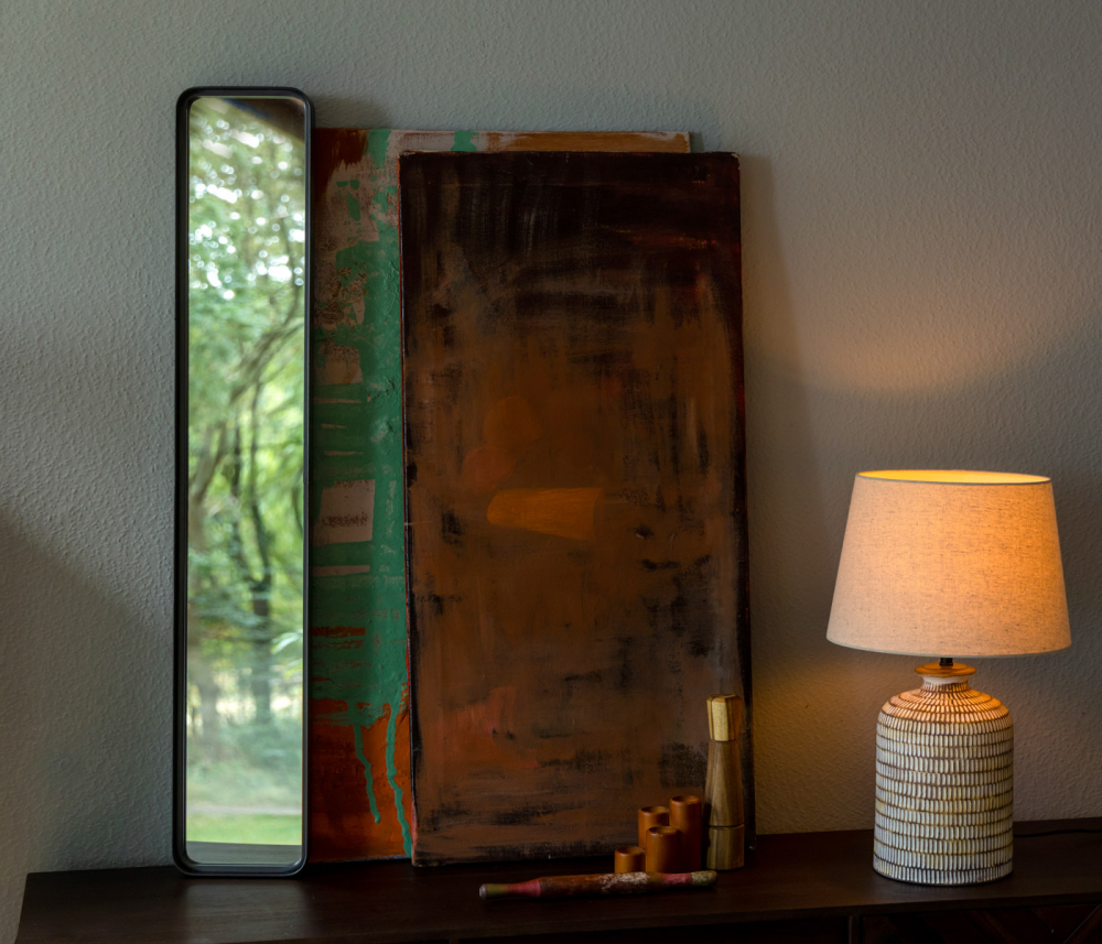 Spiegel 'Black Beam' - Zwart